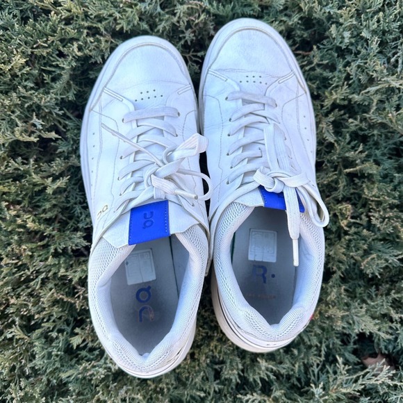 On Cloud The Roger Centre Court Leather Sneakers Men's Size 11 White Shoes - Picture 5 of 14